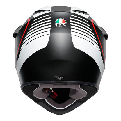 AGV AX9 - PACIFIC ROAD MATT BLACK/WHITE/RED