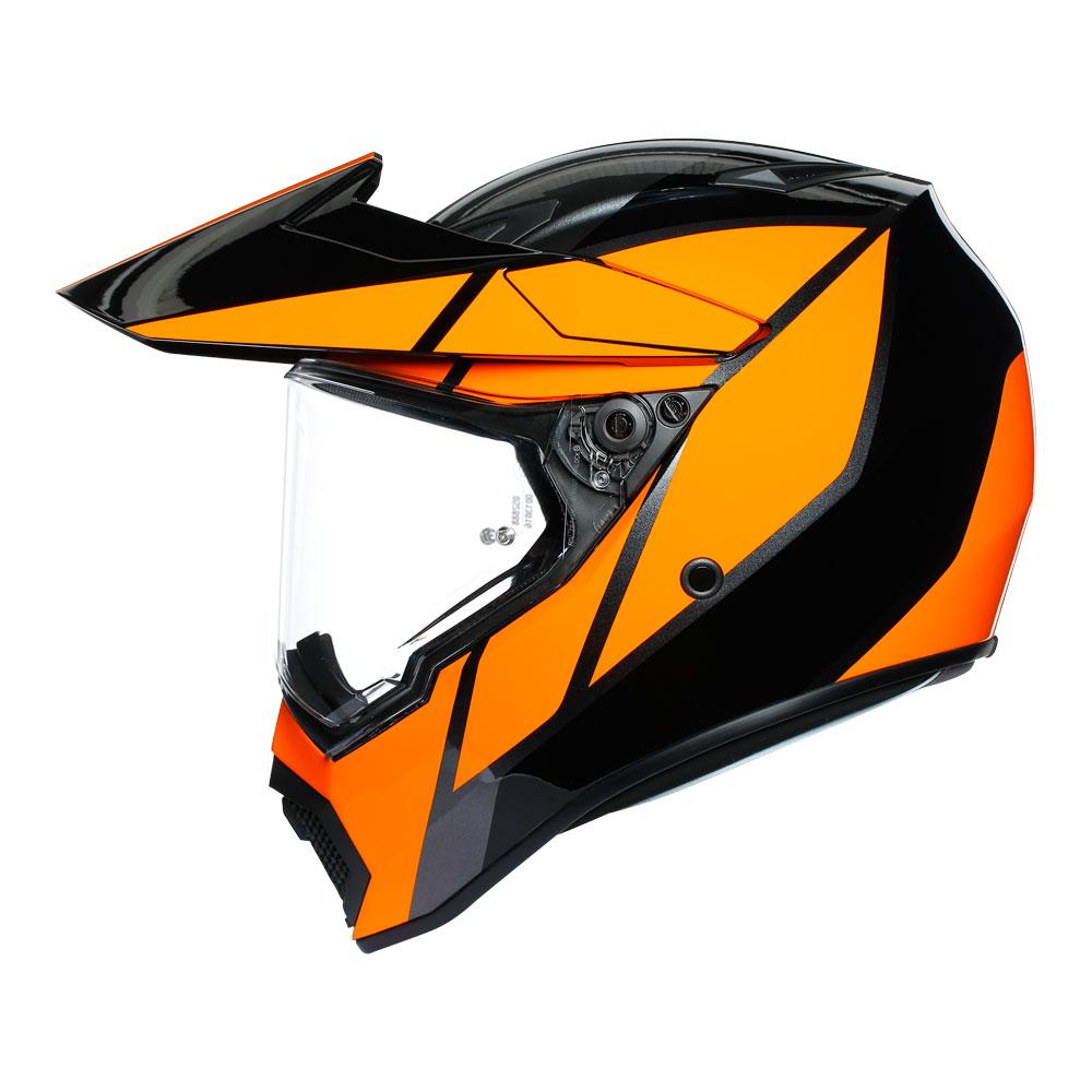 AGV AX9 - TRAIL GUNMETAL/ORANGE