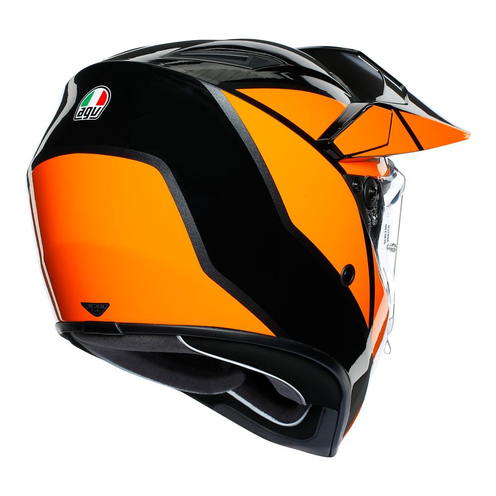 AGV AX9 - TRAIL GUNMETAL/ORANGE