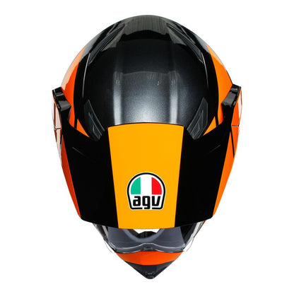 AGV AX9 - TRAIL GUNMETAL/ORANGE