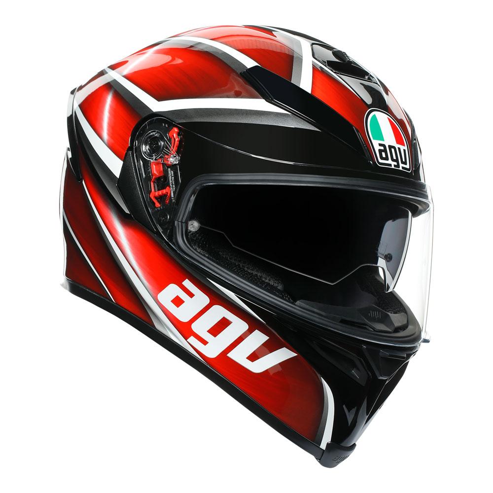 AGV K5 S - TEMPEST BLACK/RED