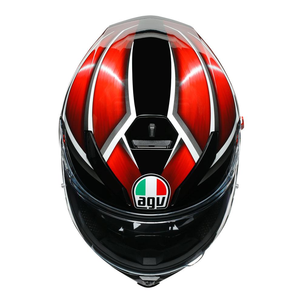 AGV K5 S - TEMPEST BLACK/RED