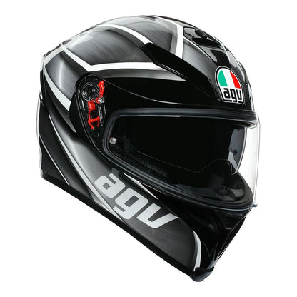 AGV K5 S - TEMPEST BLACK/SILVER