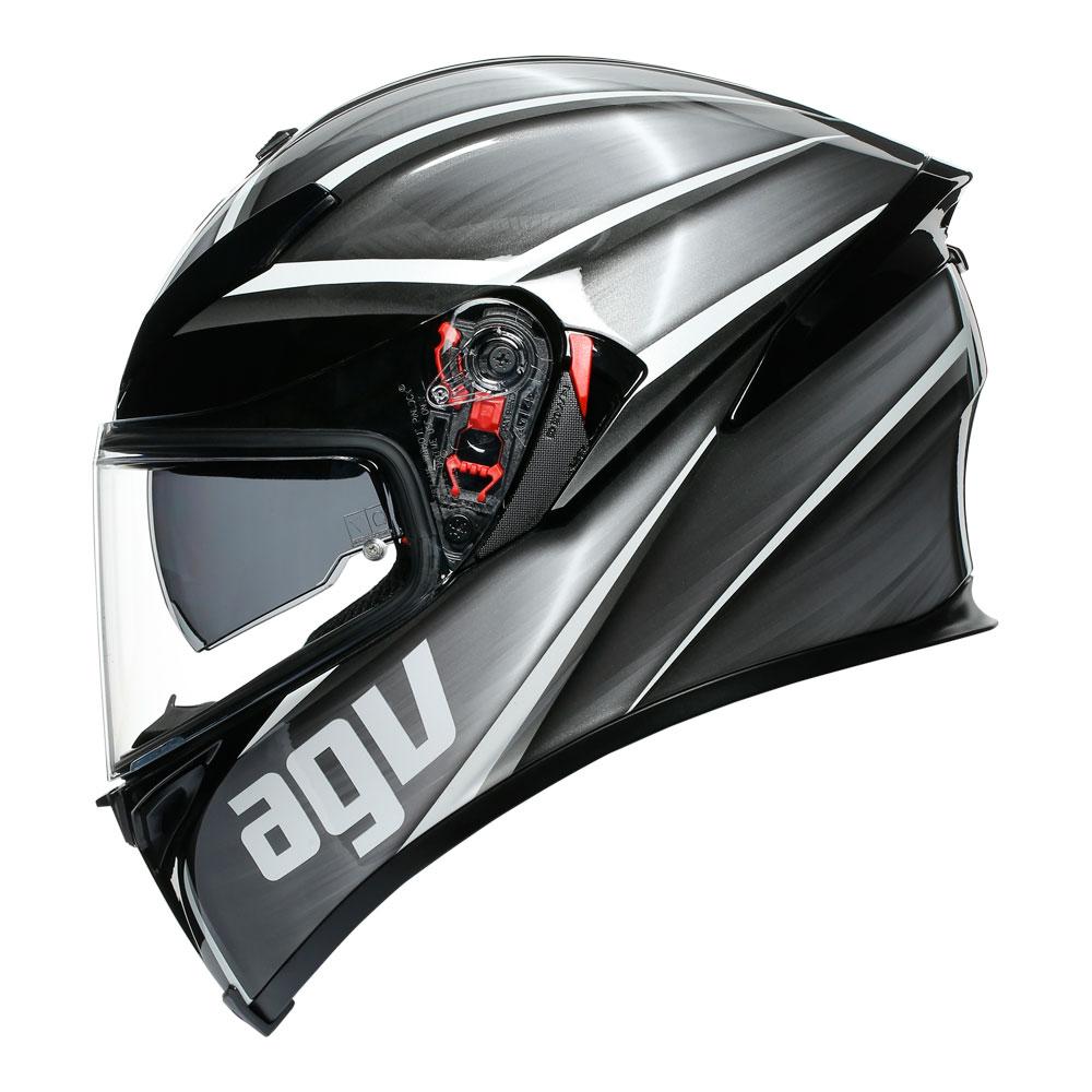 AGV K5 S - TEMPEST BLACK/SILVER