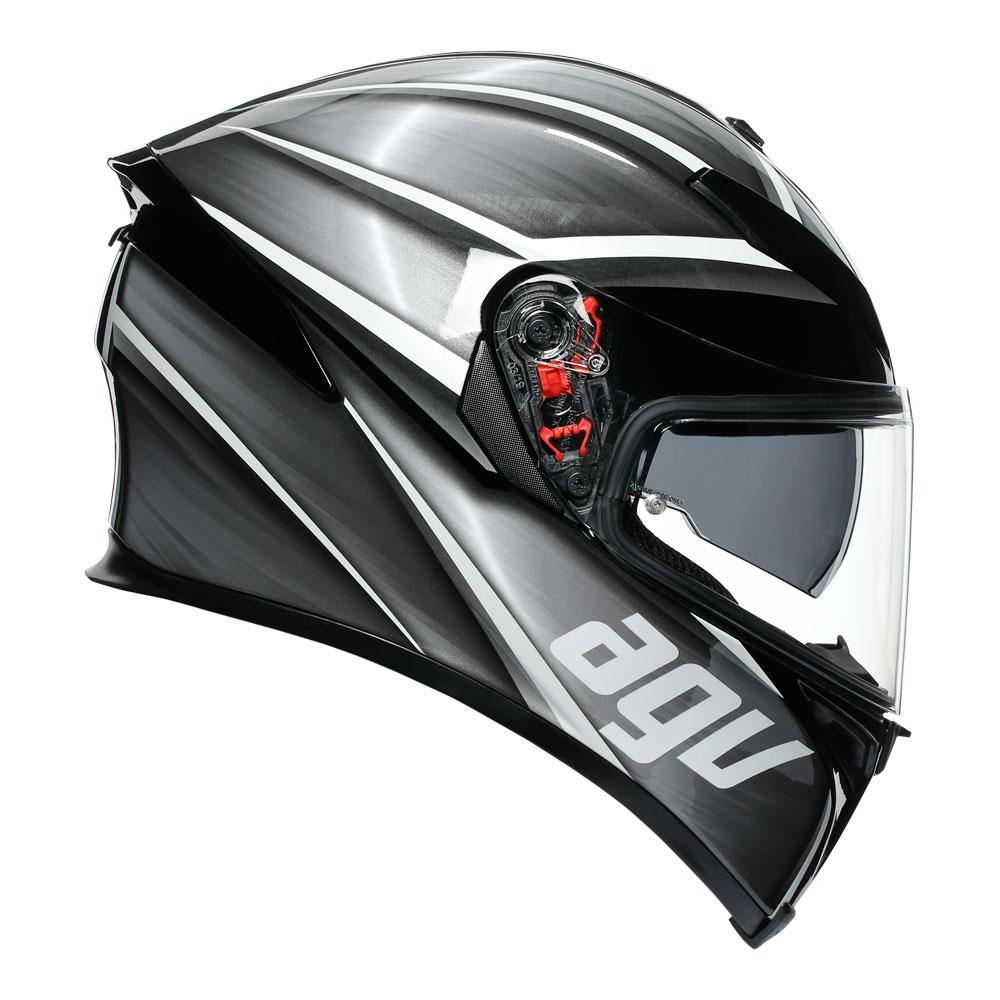 AGV K5 S - TEMPEST BLACK/SILVER