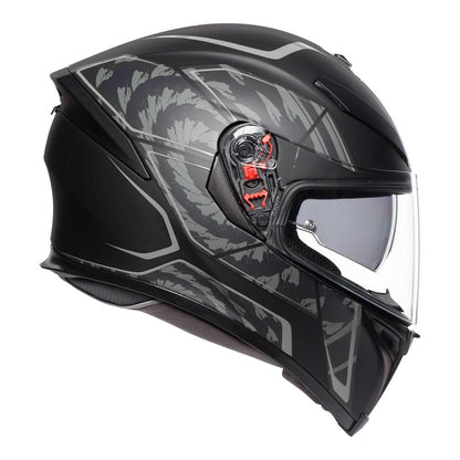 AGV K5 S - TORNADO MATT BLACK/SILVER