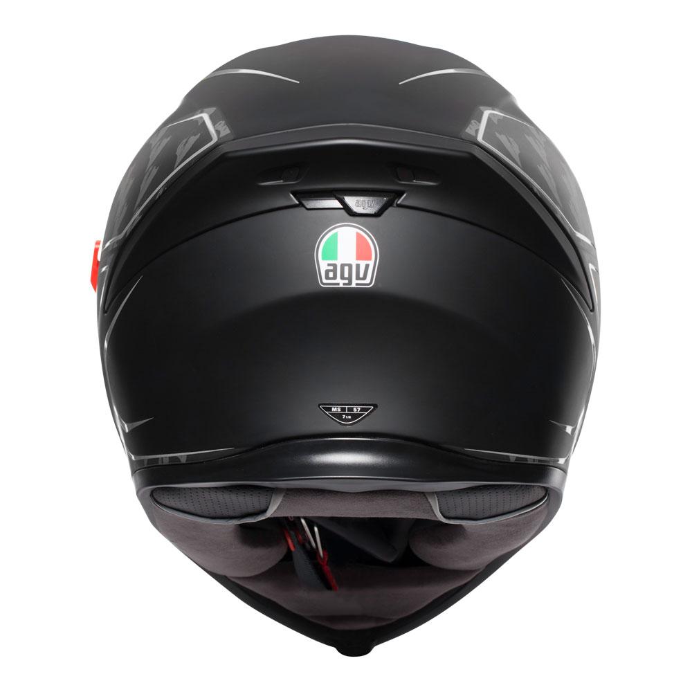 AGV K5 S - TORNADO MATT BLACK/SILVER