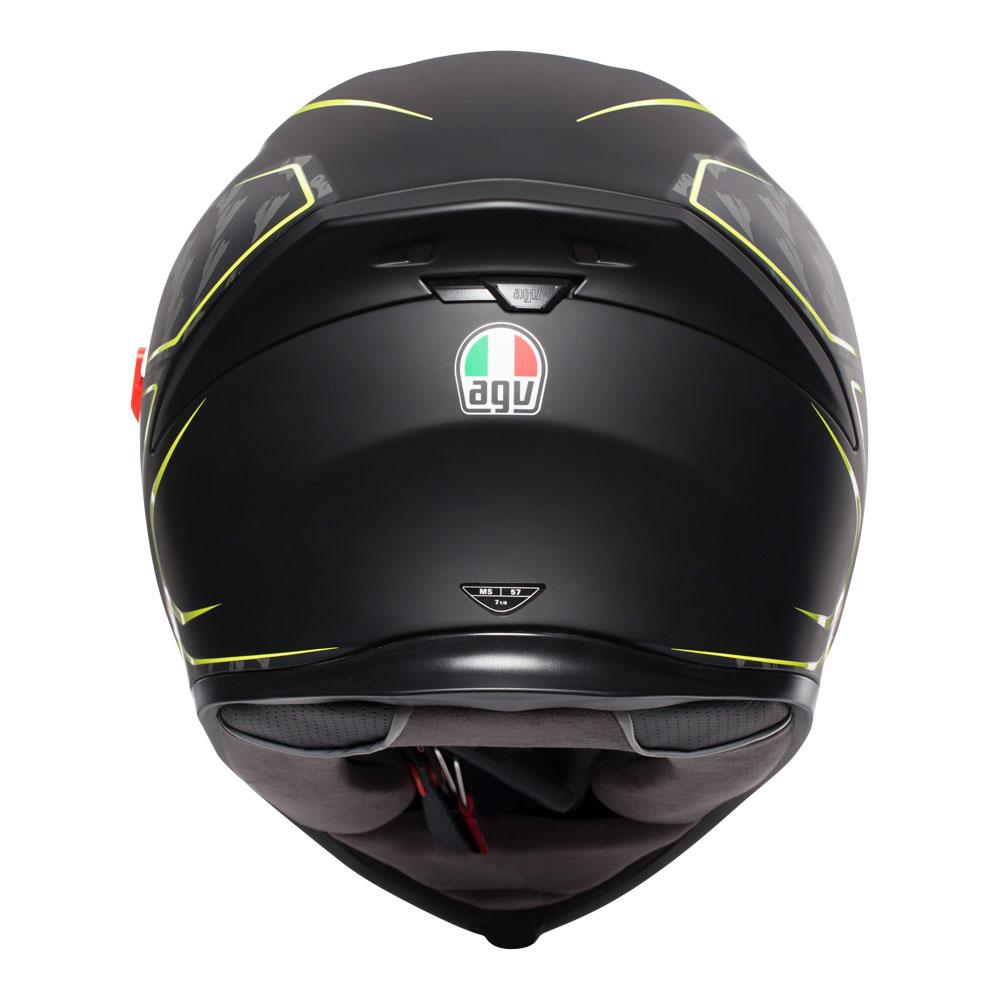 AGV K5 S - TORNADO MATT BLACK/YELLOW FLUO