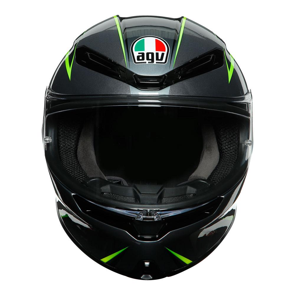 AGV K6 - FLASH GREY/BLACK/LIME