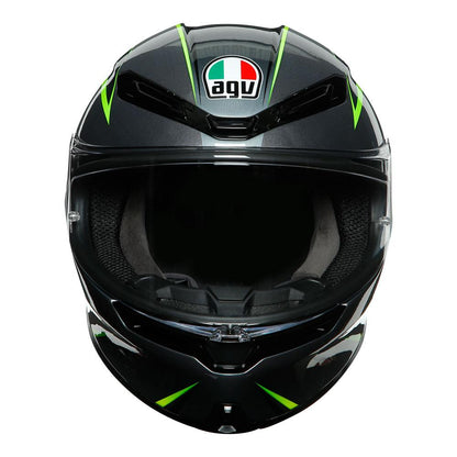 AGV K6 - FLASH GREY/BLACK/LIME