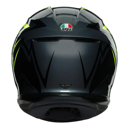 AGV K6 - FLASH GREY/BLACK/LIME