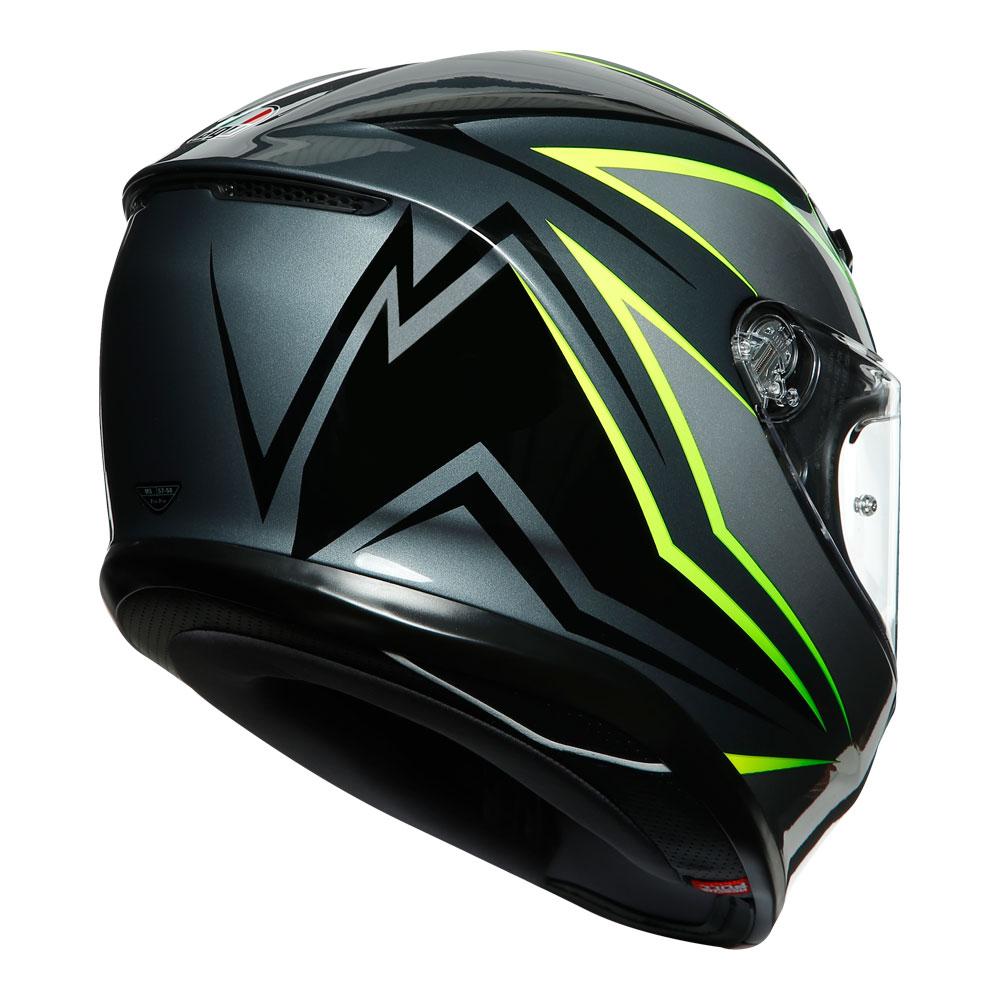 AGV K6 - FLASH GREY/BLACK/LIME