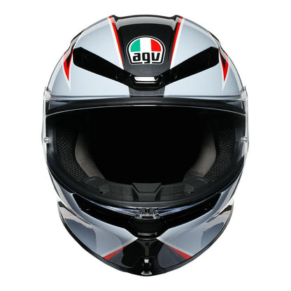 AGV K6 - FLASH MATT BLACK/GREY/RED