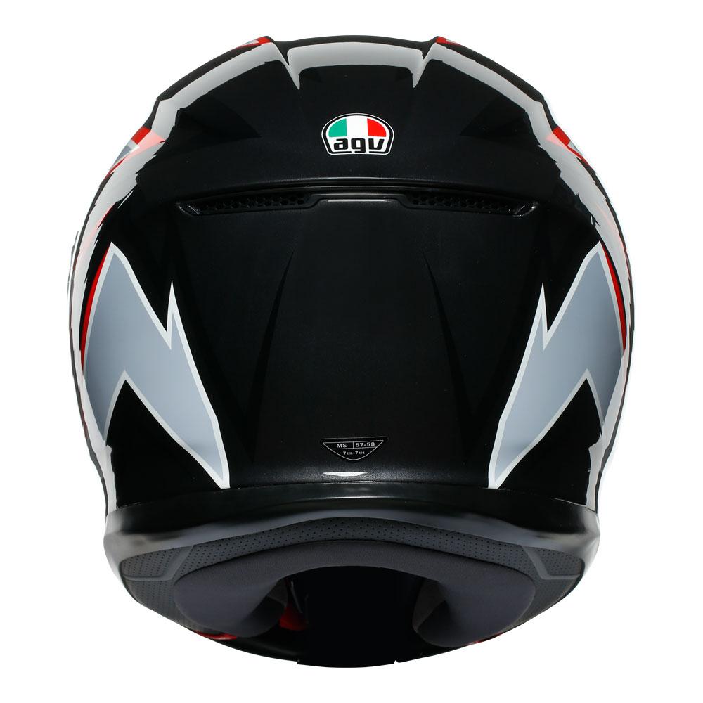 AGV K6 - FLASH MATT BLACK/GREY/RED