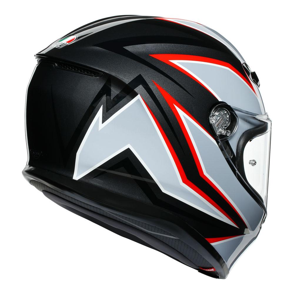 AGV K6 - FLASH MATT BLACK/GREY/RED