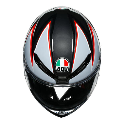 AGV K6 - FLASH MATT BLACK/GREY/RED