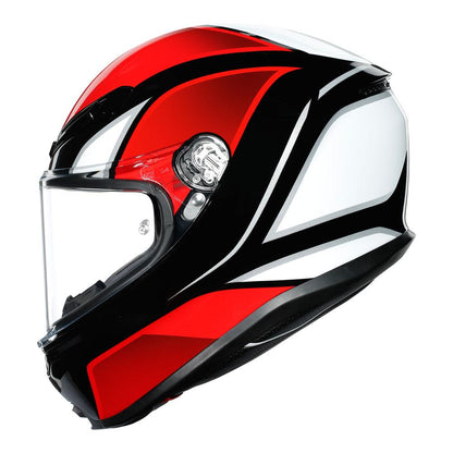 AGV K6 - HYPHEN BLACK/RED/WHITE