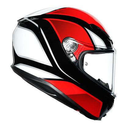 AGV K6 - HYPHEN BLACK/RED/WHITE