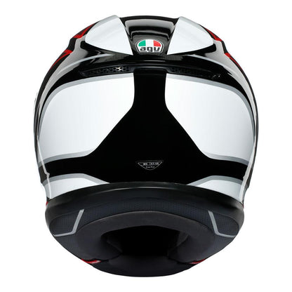 AGV K6 - HYPHEN BLACK/RED/WHITE