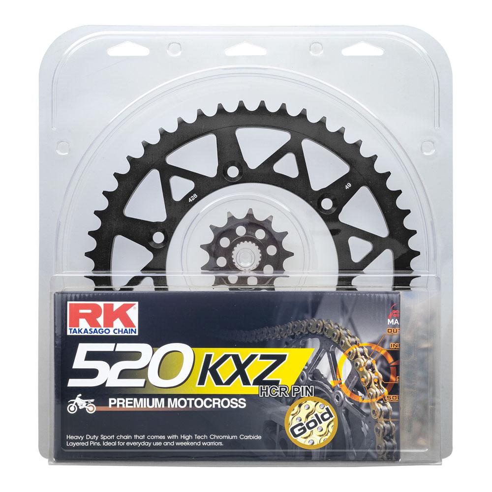 LITE PACK - RK CHAIN & SPROCKET KIT BLACK 13/50 CRF450 02-22 / CRF250 22