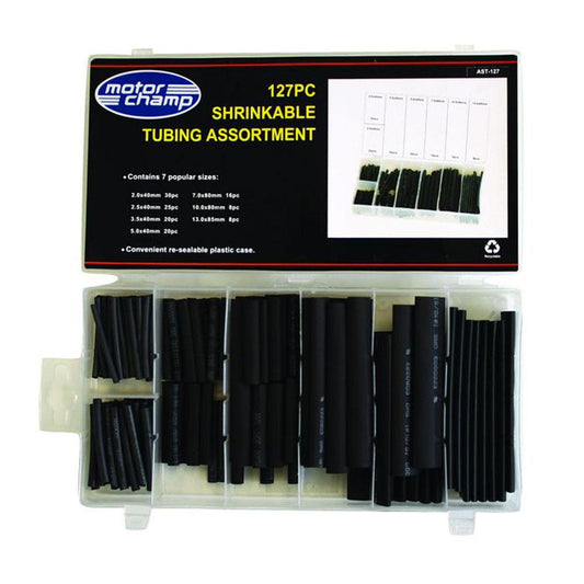 CPR SHRINKABLE TUBING KIT 127 PIECE BLACK