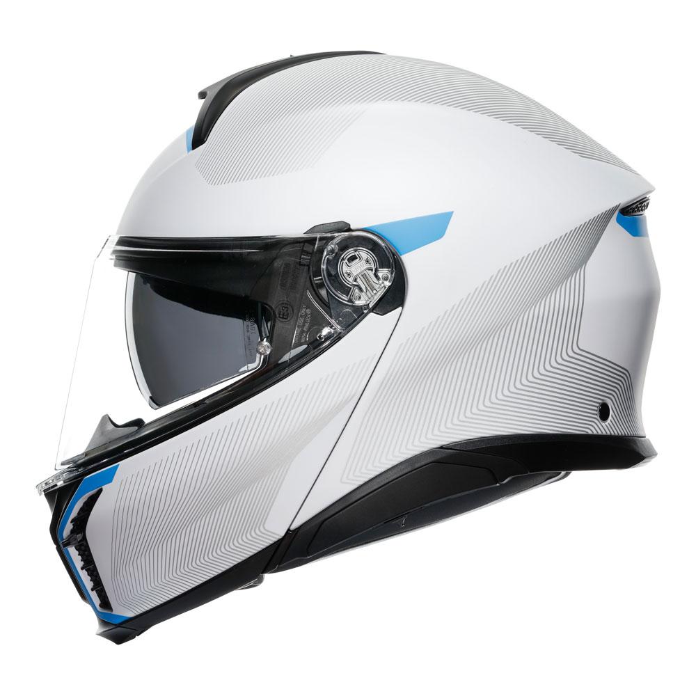 AGV TOURMODULAR FREQUENCY LIGHT GREY/BLUE