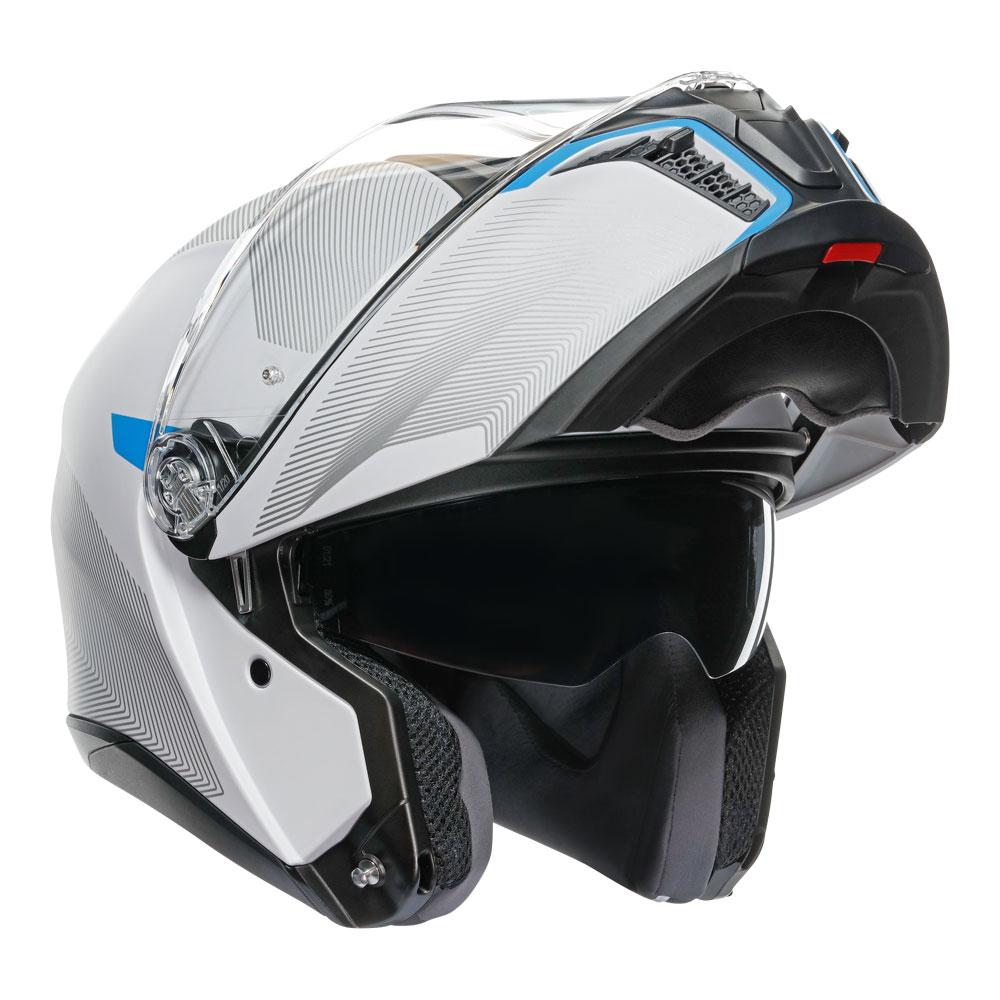 AGV TOURMODULAR FREQUENCY LIGHT GREY/BLUE