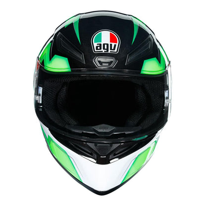 AGV K1 KRIPTON BLACK/GREEN