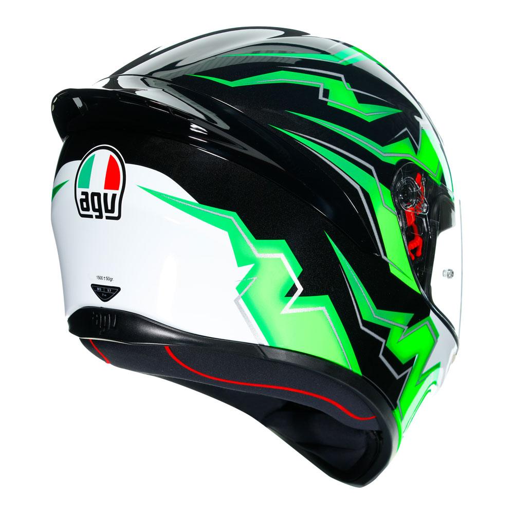 AGV K1 KRIPTON BLACK/GREEN