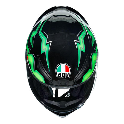 AGV K1 KRIPTON BLACK/GREEN