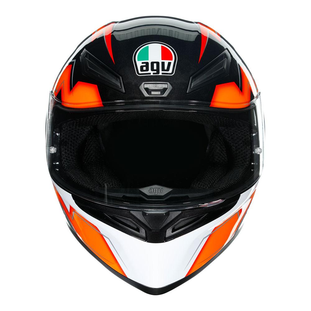 AGV K1 KRIPTON BLACK/ORANGE